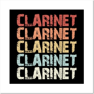 Retro Clarinet Posters and Art